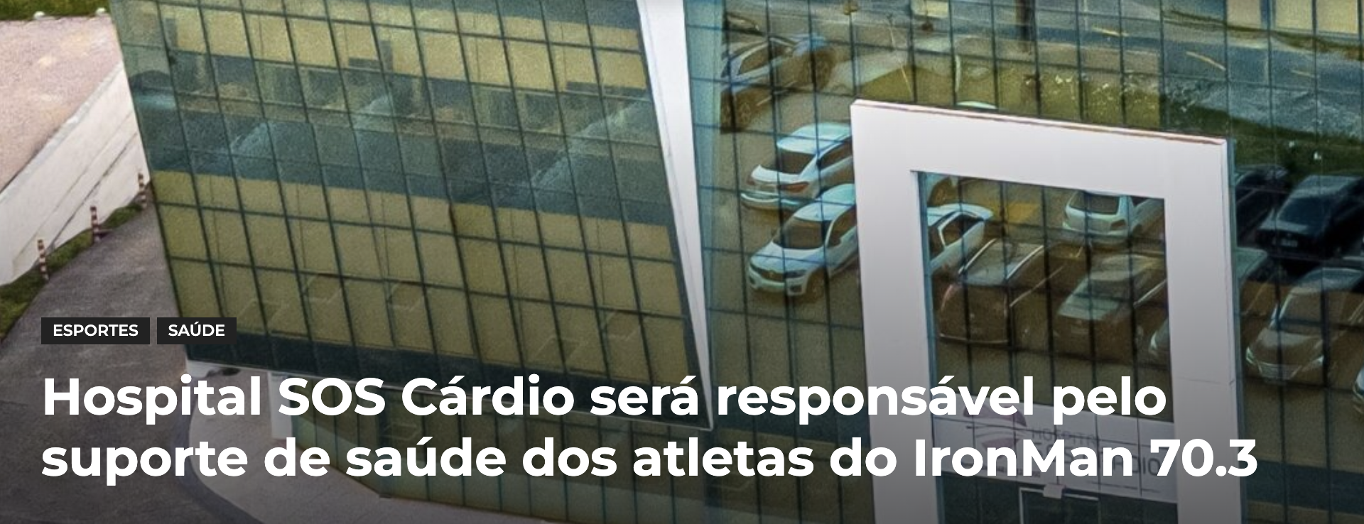 Hospital SOS Cárdio será responsável pelo suporte de saúde dos atletas do IronMan 70.3